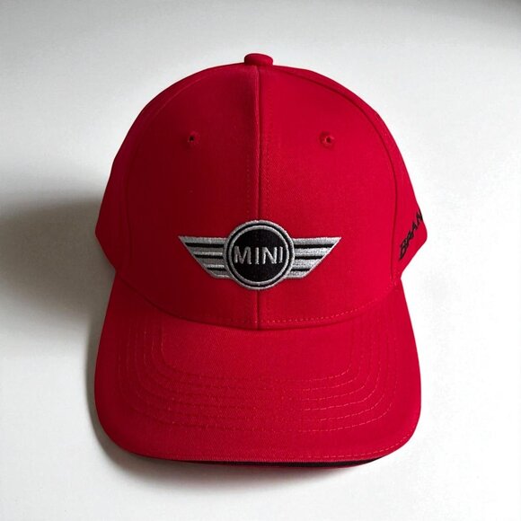 MINI COOPER Palm Beach Unisex Red Baseball Hat Cap NEW NWOT - Picture 1 of 5